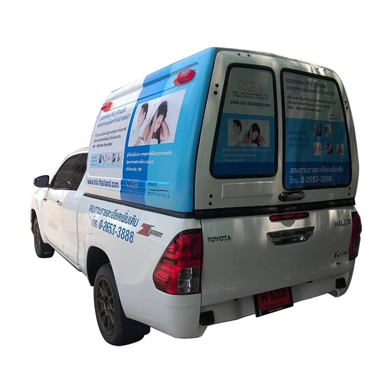 ตัวอย่างสติ๊กเกอร์ติดรถกระบะ Carryboy ตัวอย่างที่ 5