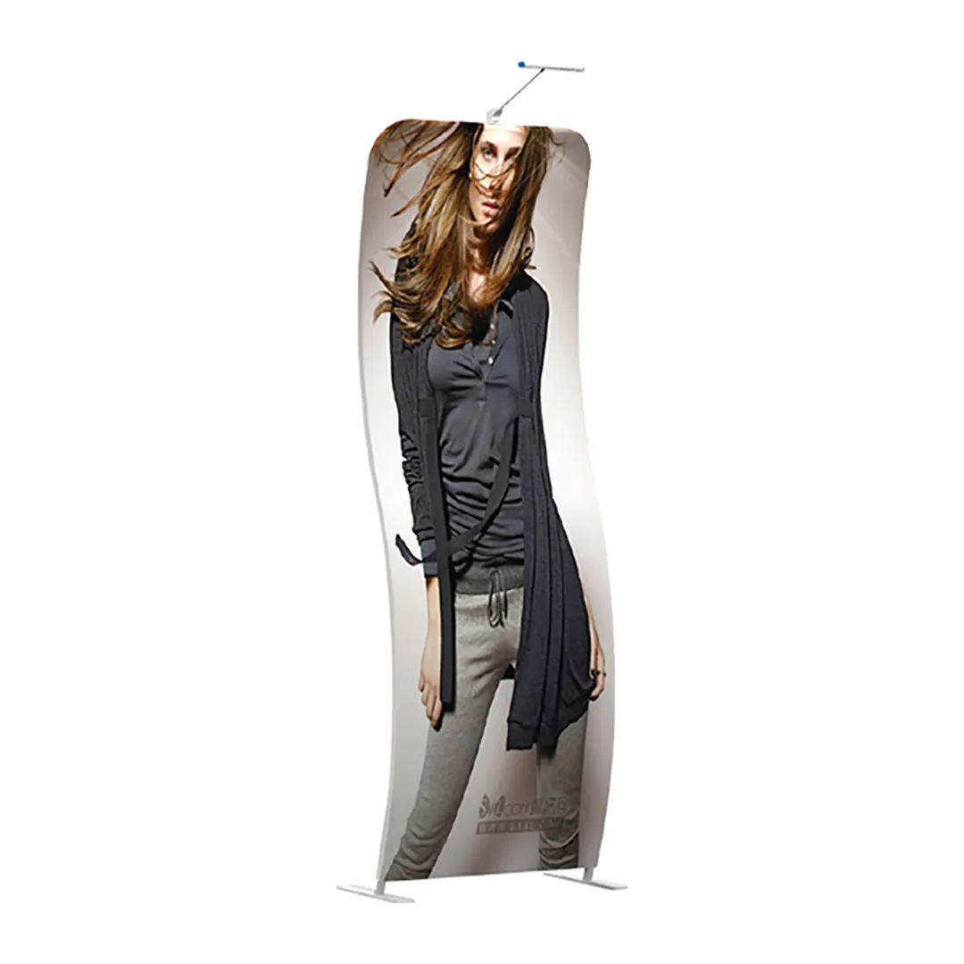 YDP16 Vertical S-Shape Fabric Stand แบบผ้าพิมพ์