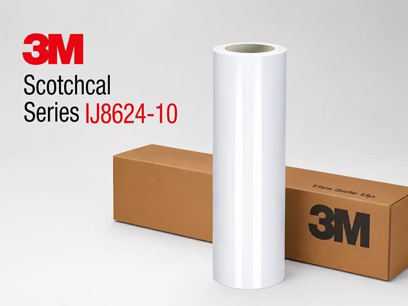 ม้วนสติ๊กเกอร์ 3M IJ8624 สำหรับติดผนังปูนและพื้นผิวขรุขระ