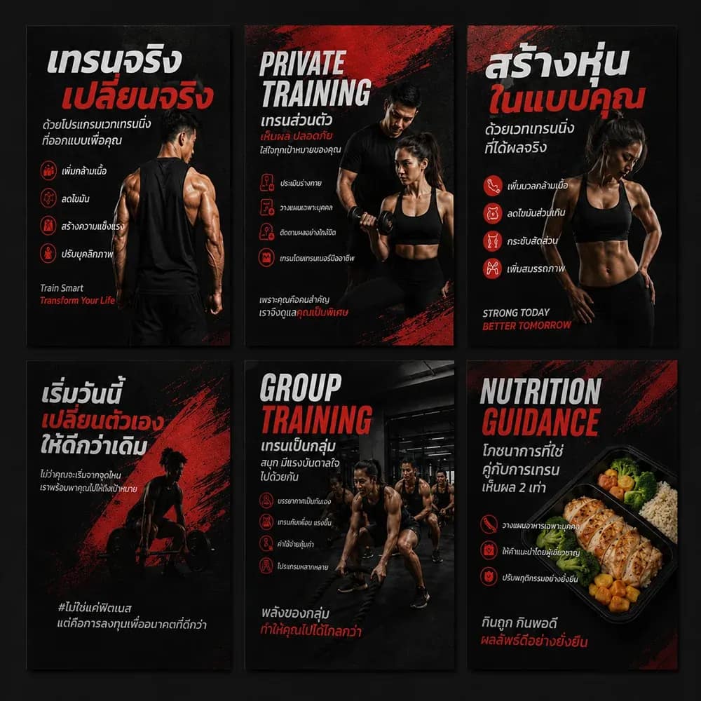 ตัวอย่างโปสเตอร์พิมพ์สีสำหรับงานโฆษณาและประชาสัมพันธ์